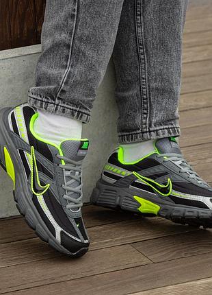 Кроссовки мужские nike initiator black green