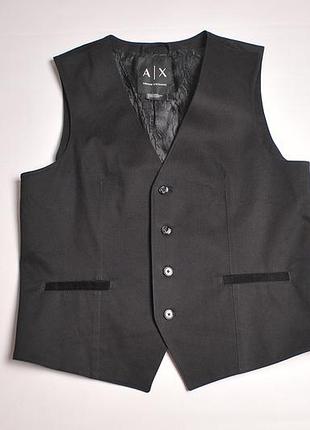 Мужская классическая жилетка жилет безрукавка armani exchange - 40
