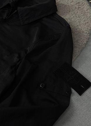 Куртка чоловіча stone island shadow project чорна 4