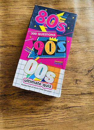 Настільна гра-вікторина під назвою "80s 90s 00s ultimate quiz"