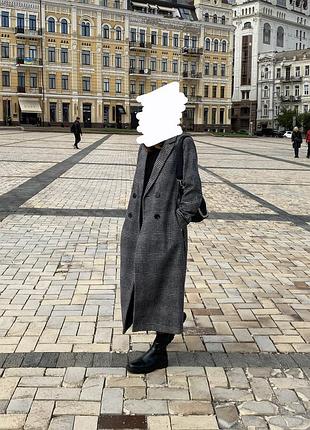Жіноче пальто в клітинку new look