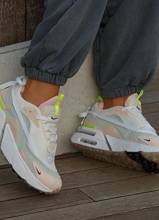 Кросівки жіночі nike air max furyosa white pink green