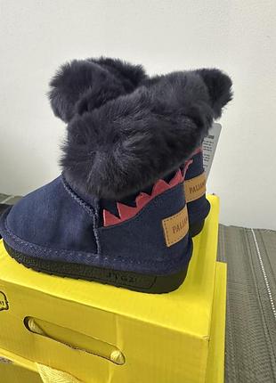 Угги дитячі fendi сині 4
