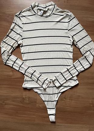 Жіноче боді h&m в смужку 4