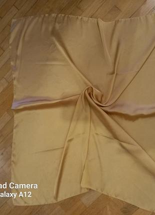 Шелковый платок 100% silk размером 90×90