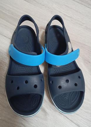 Босоніжки та сандалі для дітей crocs сині, розмір 31