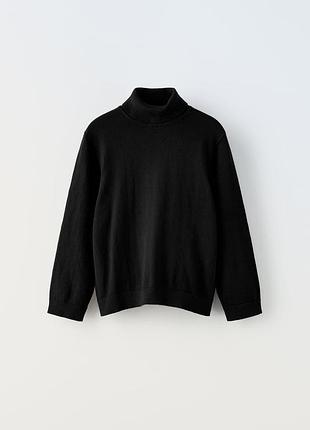 Дитячий гольф для хлопчика zara чорна водолазка зара 140 8