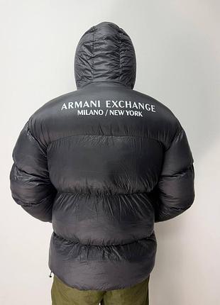 Пуховик armani exchange/пуховик армани/пуховик мужской/пуховик армани зимний
