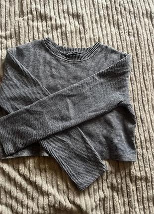 Светр жіночий zara сірий