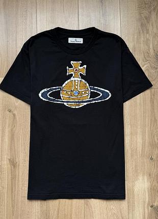Футболка vivienne westwood time machine classic orb t-shirt