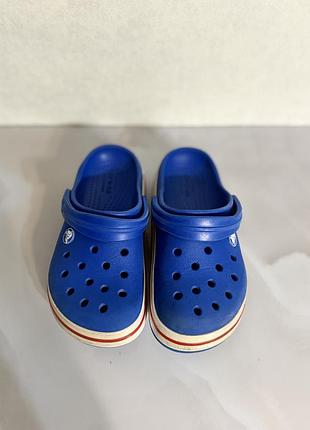 Шльопанці дитячі crocs сині