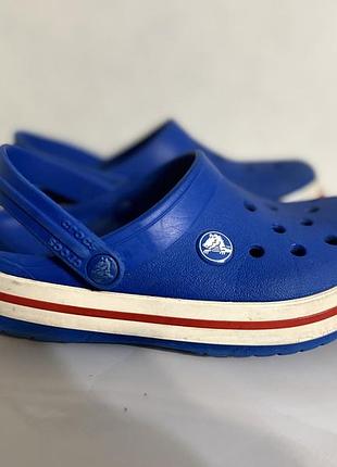 Шльопанці дитячі crocs сині 4