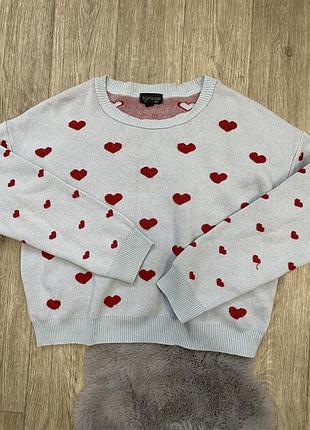 Свитер новый в сердца 3
