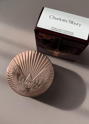Charlottte tilbury  airbrush flawless blur loose powder пудра