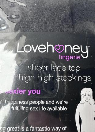 Панчохи чорні lovehoney 4