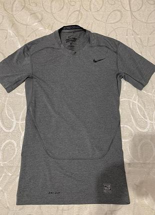 Nike pro combat core compression ss top 2.0 (компресійна спортивна термофутболка з коротким рукавом). 2