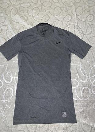 Nike pro combat core compression ss top 2.0 (компресійна спортивна термофутболка з коротким рукавом).