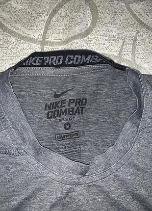 Nike pro combat core compression ss top 2.0 (компресійна спортивна термофутболка з коротким рукавом). 3