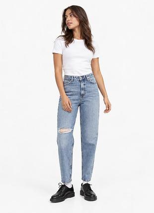 Джинсы jjxx mom high waist женские голубые (12345766-17)