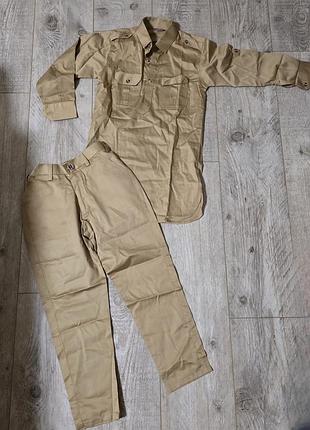 Дитячий костюм boomer kids wear у стилі сафарі,образ мисливця,вченого,мандрівника 6-7 років