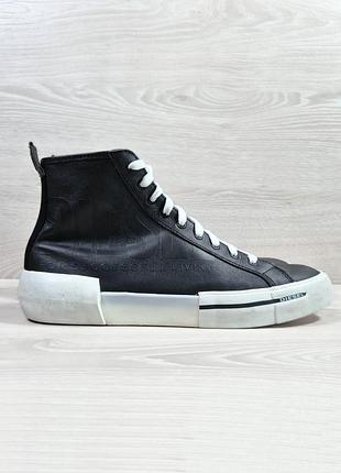 Шкіряні чоловічі високі кеди diesel s-dese mid cut оригінал, розмір 44
