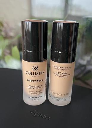 Тоналка 3g collistar naturale dorato milano impeccabile fondotinta lunga tenuta spf 15