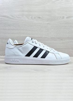 Мужские белые повседневные кроссовки adidas grand court оригинал, размер 44