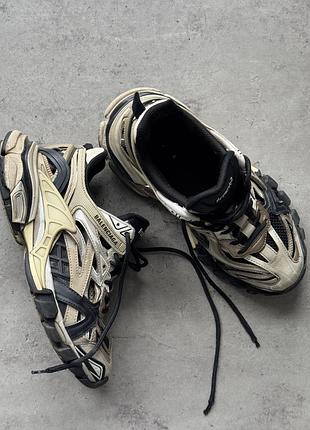 Кросівки balenciaga track білі, чорні
