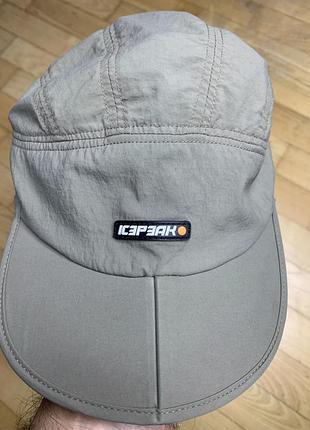 Оригінальна кепка icepeak трекінгова спортивна складна хакі оливкова жіноча чоловіча унісекс бейсболка для бігу походів туризму літня кепка з дашком