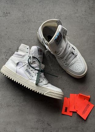 Кеди кросівки  off white білі