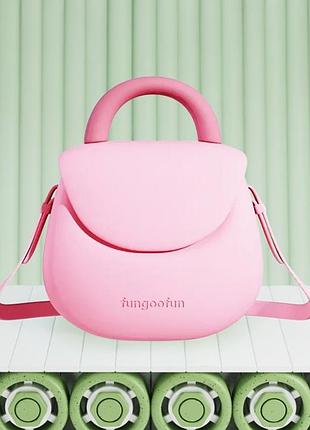 Сумка для жінок o bag рожева силіконова