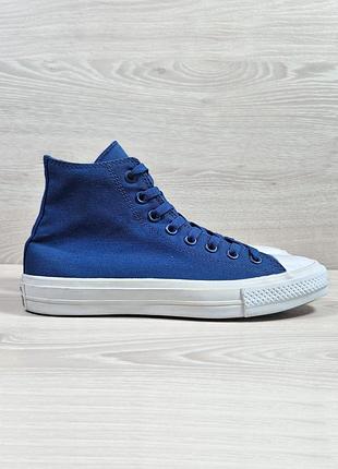 Высокие синие кеды converse all star оригинал, размер 41 (стельки lunarlon)