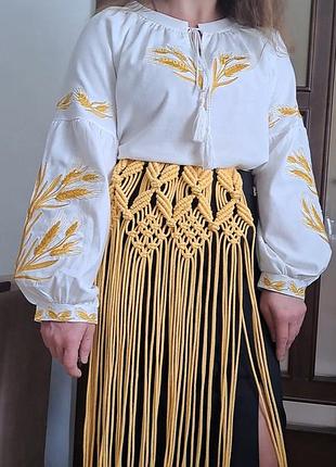Пояс для жінок макраме