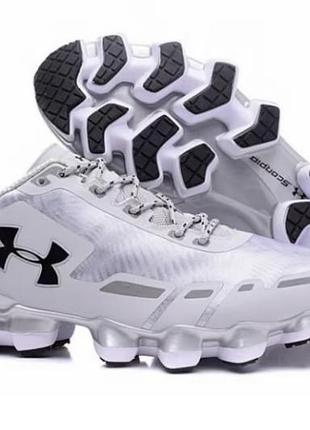 Бігові спортивні чоловічі кросівки under armour scorpio 2 silver 42р.