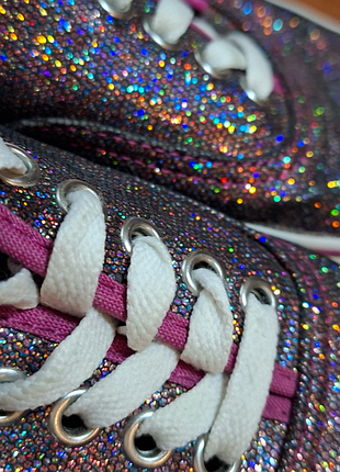 Кеди 39р. vans authentic rainbow glitter (lgbtq sparkle) 2