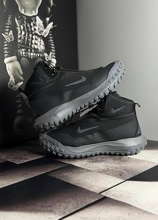 Nike acg mountain fly black fur хутро