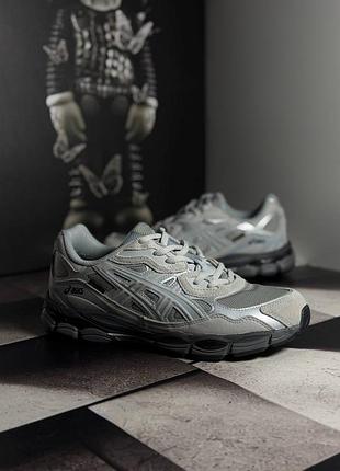 Asics gel-nyc grey black gore-tex