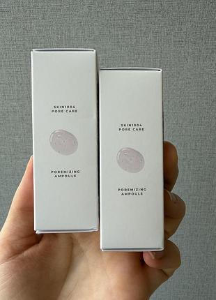 Skin1004 madagascar centella poremizing fresh ampoule (30 ml) висококонцентрована сироватка для звуження пор,контролю себуму вирівнювання мікрорельєфу 2