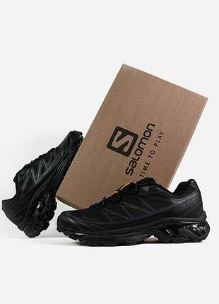 Salomon xt-6 gore-tex triple black