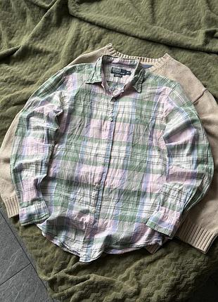 Prl polo ralph lauren рубашка сорочка тенниска