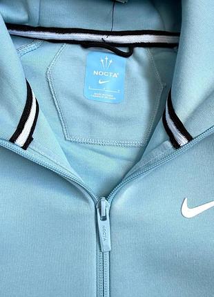 Зип-худи голубое nike nocta 5