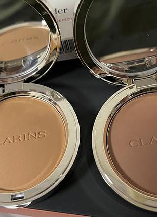 Clarins пудра для обличчя 05 medium deep  , 06 deep   , paris clarins   ever matte compact