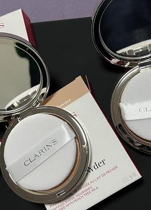 Clarins пудра для обличчя 05 medium deep  , 06 deep   , paris clarins   ever matte compact 6