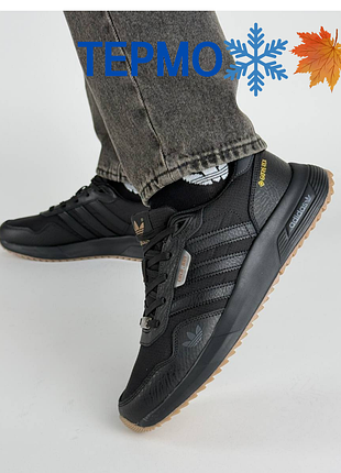 Чоловічі термо кросівки adidas retropy gtx black grey