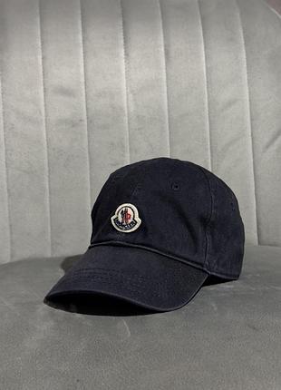 Оригінальна кепка moncler темно-синя