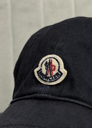 Оригінальна кепка moncler темно-синя 2