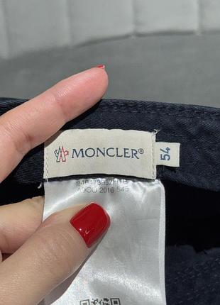 Оригінальна кепка moncler темно-синя 8