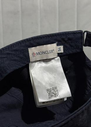 Оригінальна кепка moncler темно-синя 5