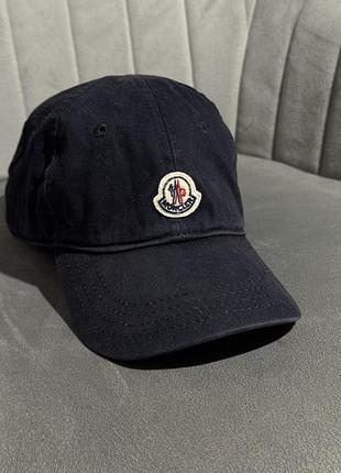 Оригінальна кепка moncler темно-синя 3