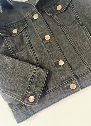 Джинсовка сіра для дівчинки zara 2–4 роки 4